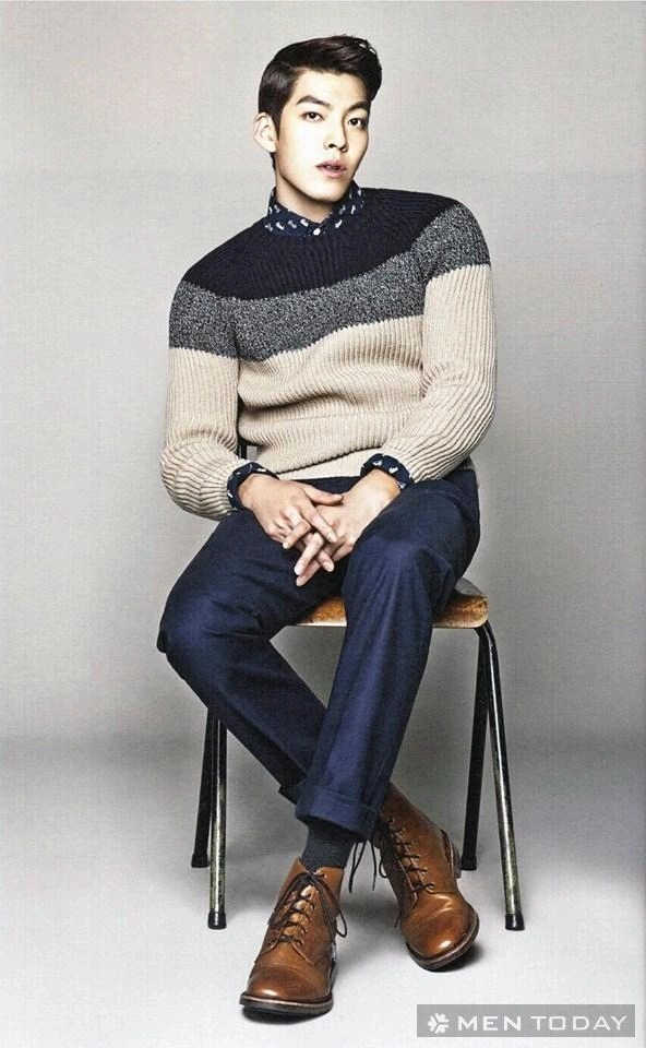 Lee jong suk và kim woo bin quyến rũ lịch lãm với tóc pompadour - 11