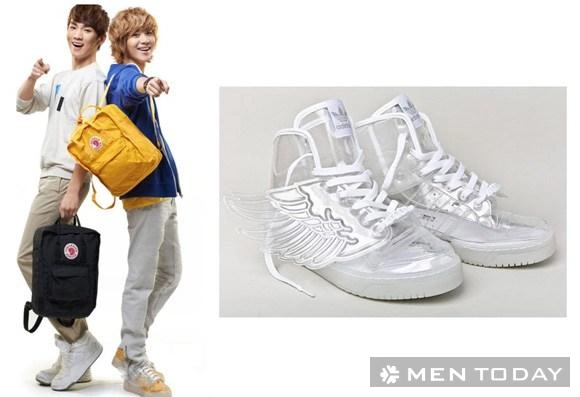 Loạt sao kpop mê mẩn giày sneakers nam có cánh - 4