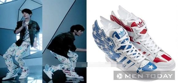 Loạt sao kpop mê mẩn giày sneakers nam có cánh - 6