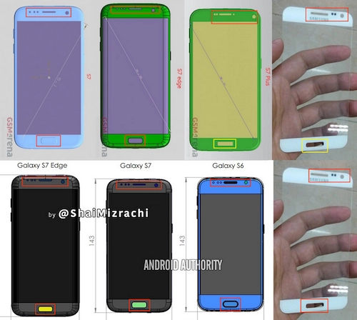 Mặt kính trước galaxy s7 lộ diện - 2