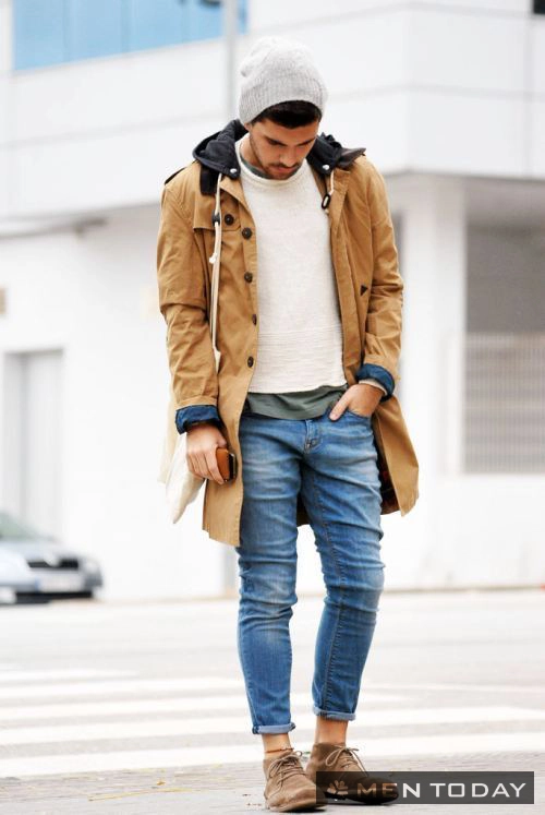 Mix đồ nam cực chất cùng jeansdenim qua streetstyle châu âu - 20