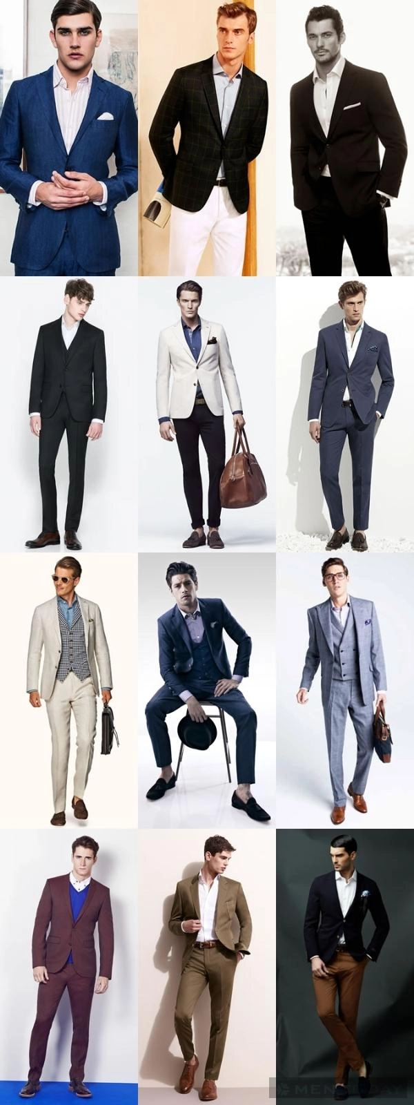 Mix đồ nam khi suit sang không cần cravat - 2
