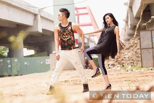 Mix đồ nam khỏe khoắn cùng áo ba lỗ và áo sơ mi - 3