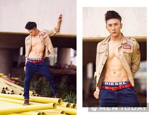 Mix đồ nam khỏe khoắn cùng áo ba lỗ và áo sơ mi - 4