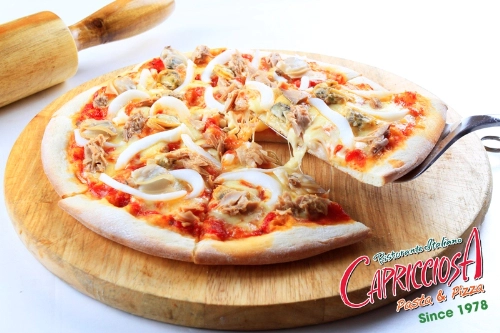 Mua pizza được tặng mỳ spaghetti tại capricciosa - 2