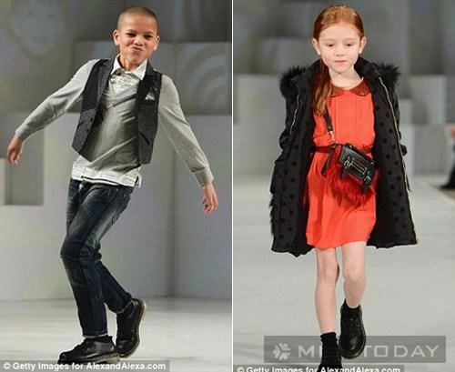 Người mẫu nhí đáng yêu trên sàn catwalk - 7