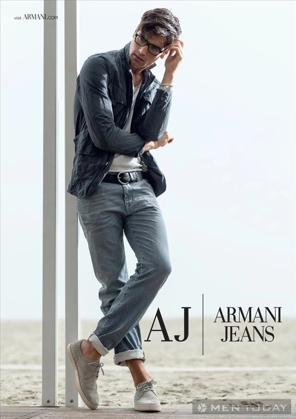 Những chàng trai trẻ trung và nam tính cùng denim của armani - 3