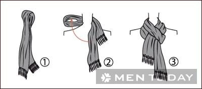 Những kiểu quàng khăn cho nam giới - 3