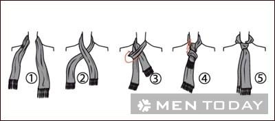Những kiểu quàng khăn cho nam giới - 5