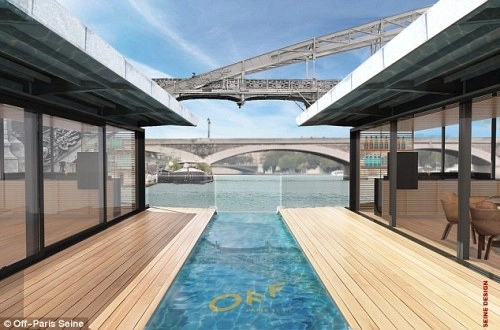 Paris xây khách sạn nổi đầu tiên trên sông seine - 1
