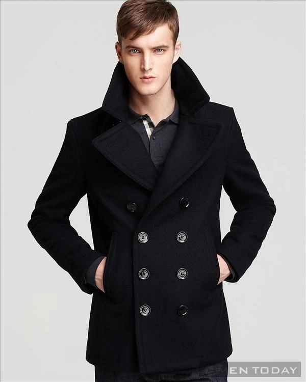 Pea coat mẫu áo khoác các chàng nên có trong tủ đồ đông 2013 - 14