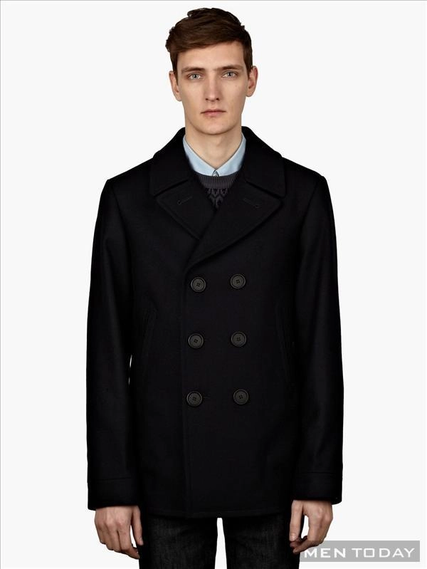 Pea coat mẫu áo khoác các chàng nên có trong tủ đồ đông 2013 - 15