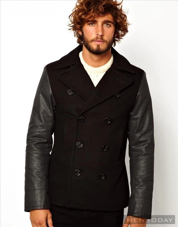 Pea coat mẫu áo khoác các chàng nên có trong tủ đồ đông 2013 - 18