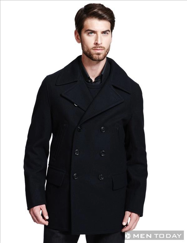 Pea coat mẫu áo khoác các chàng nên có trong tủ đồ đông 2013 - 20