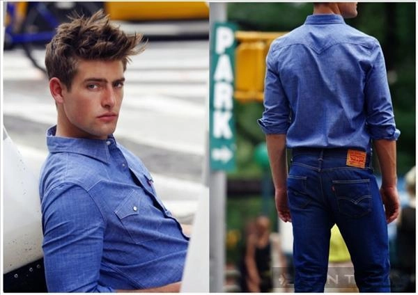 Phối đồ trẻ trung và nam tính cùng denim trên risbel - 5
