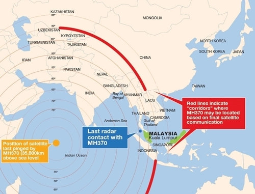 Quá trình xác định vị trí cuối cùng của mh370 - 2