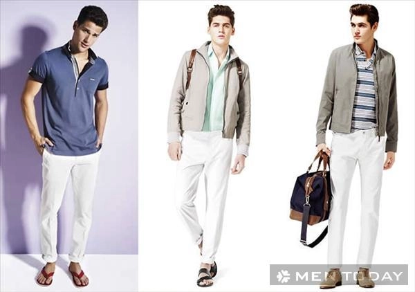 Quần jeans trắng xu hướng thời trang nam hè 2014 - 4