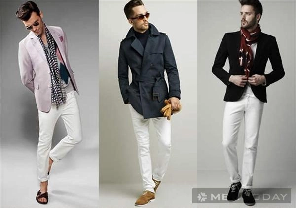 Quần jeans trắng xu hướng thời trang nam hè 2014 - 5