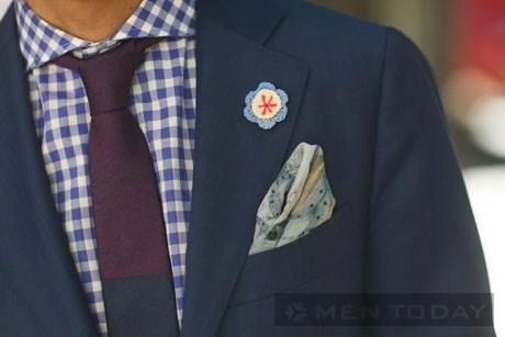 Quý ông lịch lãm với khăn vuông bỏ túi tại new york fashion week 2014 - 2