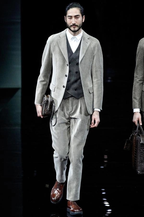 Quý ông sang trọng lịch lãm cùng bst thu đông 2014 của giorgio armani mfw - 5