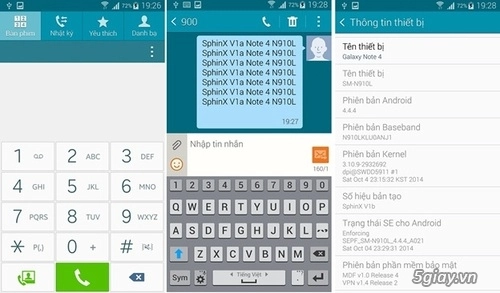 Rom cook cho samsung galaxy note 4 n910l sphinx v1b - 2