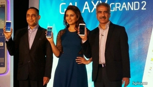 Samsung chính thức ra mắt galaxy grand 2 với thiết kế nhựa giả da - 1