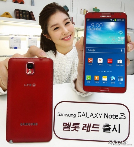 Samsung để lộ cấu hình galaxy s5 và note 3 màu đỏ - 2