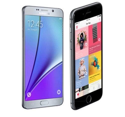 Samsung galaxy note 5 đọ sức iphone 6s plus - 2