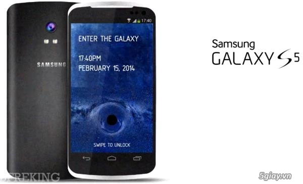 Samsung galaxy s5 ra mắt 22014 pin 4000 mah 2 phiên ban vo nhưa va kim loai - 1