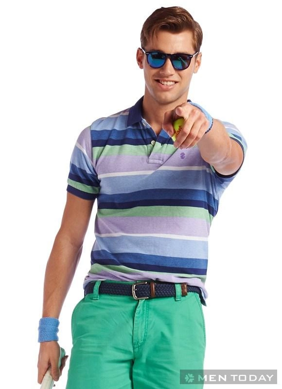Sành điệu với trang phục sắc màu cho chàng golfer - 5