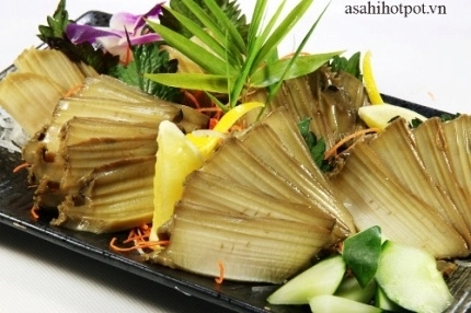 Sashimi cá hồi tại asahi hot pot - 2