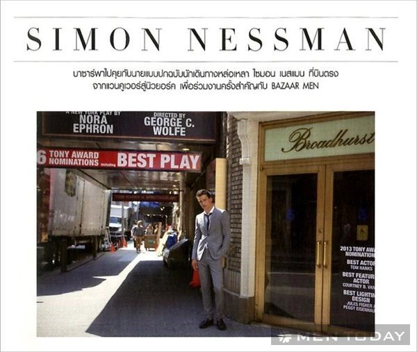 Simon nessman đa phong cách trên tạp chí harpers bazaar men thailand - 3