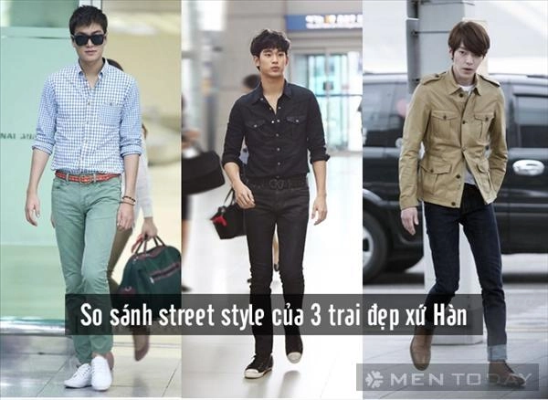 So sánh street style của 3 trai đẹp xứ hàn - 1