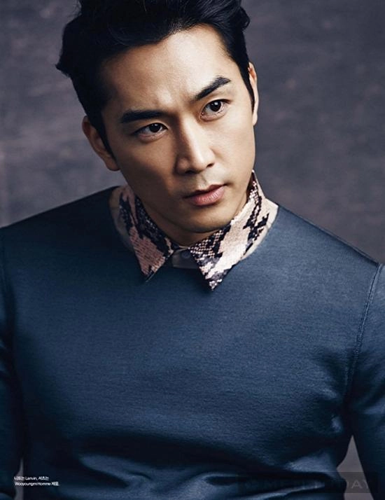 Song seung hun nam tính trên vogue hàn quốc - 11