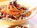 Spaghetti nấu với nước sốt thịt bò xay - 1