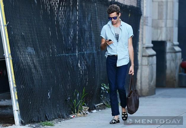 Street style của các quý ông tại new york fashion week 2014 - 46