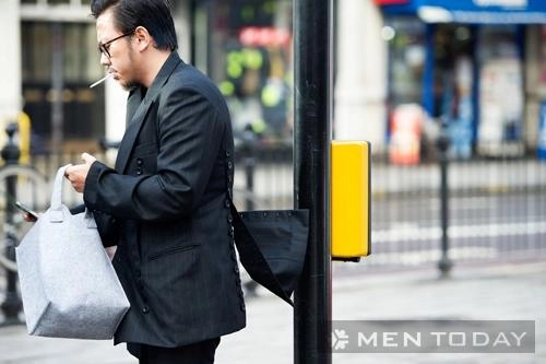 Street style lịch lãm của các quý ông tại london collections men 2014 - 10