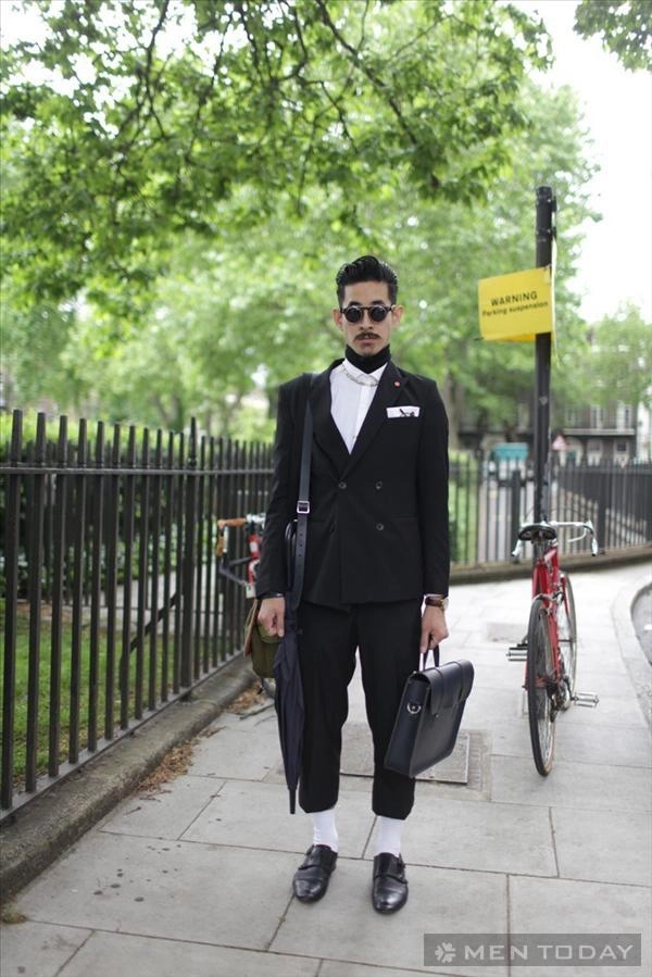 Street style quý ông bên lề tuần lễ thời trang xuân hè 2014 london p2 - 11