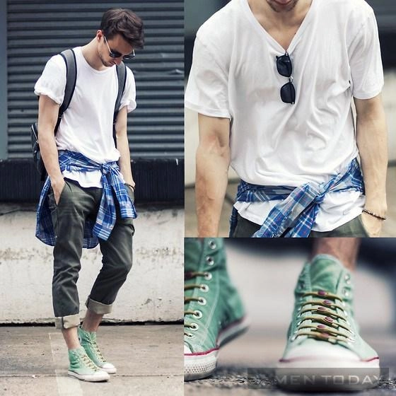 Streetstyle các chàng trai thế giới cuối tháng 6 - 8