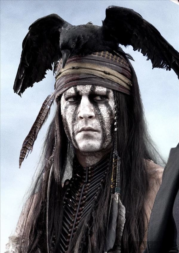 Tạo hình ấn tượng của johnny depp trong the lone ranger - 5