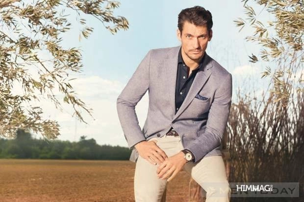 Tham khảo cách mix đồ xuân lịch lãm david gandy - 6