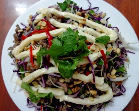 Thanh mát salad rau mầm thịt bò - 1