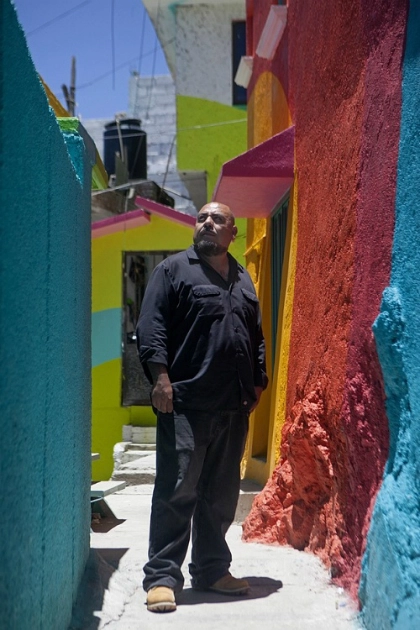 Thị trấn mexico được phủ sơn thành bức tranh cầu vồng - 5
