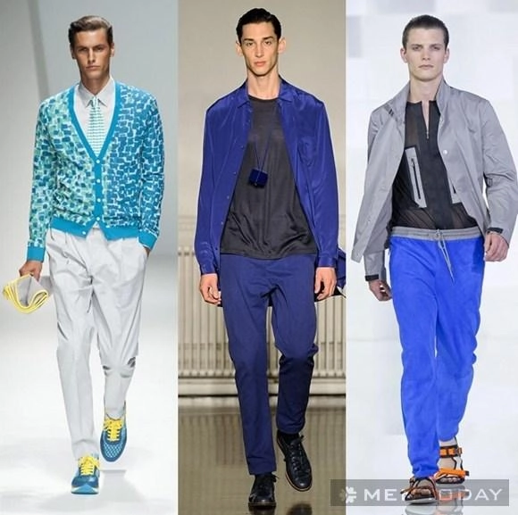 Thời trang nam xuân hè 2013 cuộc đổ bộ của sắc xanh - 4