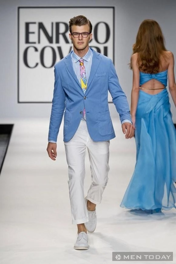 Thời trang nam xuân hè 2013 cuộc đổ bộ của sắc xanh - 6