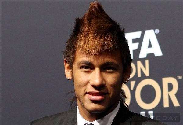Thời trang tóc sành điệu của neymar - 4