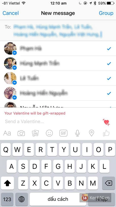 Thử ngay tính năng gửi quà valentine cho người thương bằng facebook messenger - 2