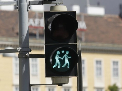 Tín hiệu đèn giao thông đồng giới ở vienna - 2