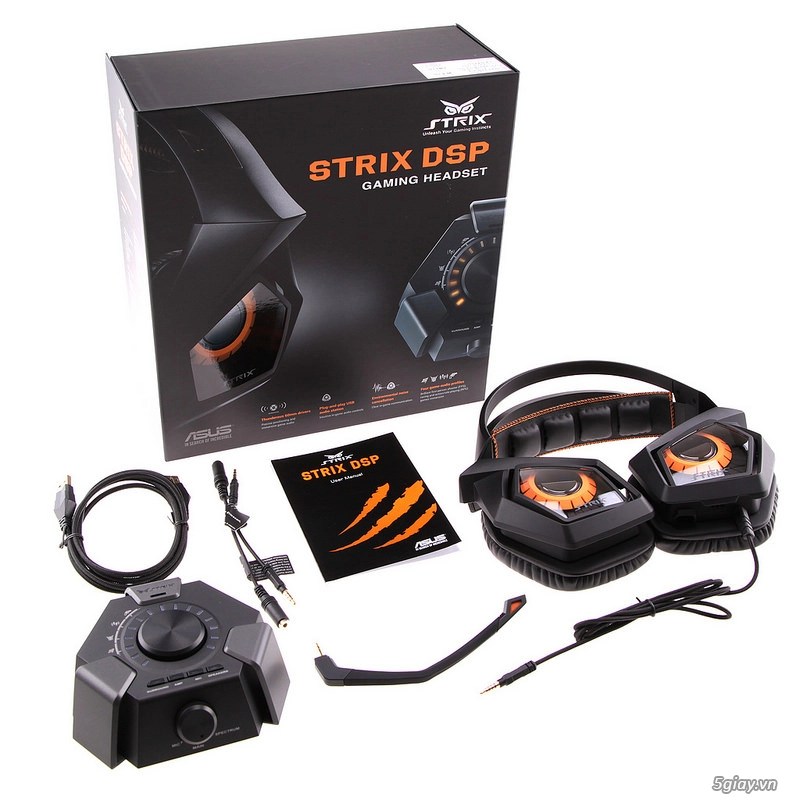 Trên tay tai nghe chơi game strix dsp - 5