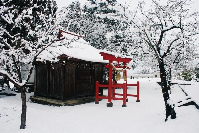 Tuyết trắng phủ kín thành phố kitakata - 7